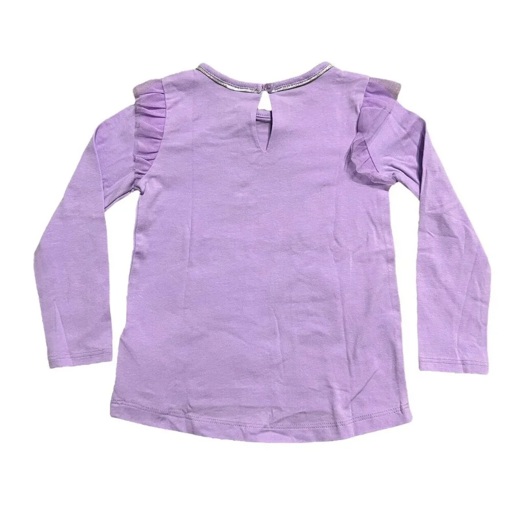 Carter's 3T Glittery Swan Ruffle Shirt
